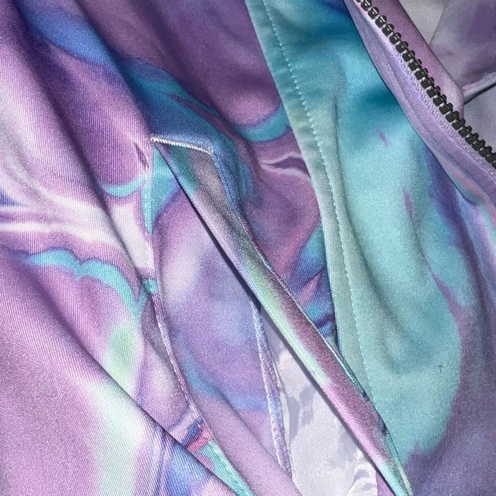 Justice jacket purple